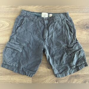 Men’s Lucky Brand | Gray Cargo Shorts size 31 Festival Beach Norm Dad City